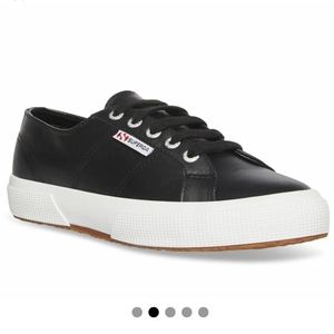 Superga Nappaleau Black Sneaker